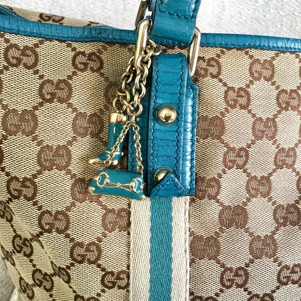 Gucci authentic brown monogram canvas tote bag - Picture 3 of 15